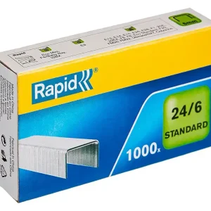 AGRAFOS RAPID 24/6 CAIXA 1000 UNIDADES