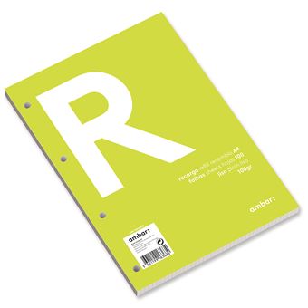 Recarga Papel Ambar A4 Lisa