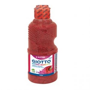 Giotto Guache Líquido Glitter 250ml Vermelho