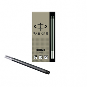 CARTUCHO PARKER QUINK TINTA PRETA