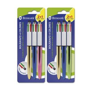 ESFEROGRAFICA MATALICA 4 CORES  BISMARK