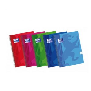 Caderno Espiral, A4, 50 Folhas, Quadriculado