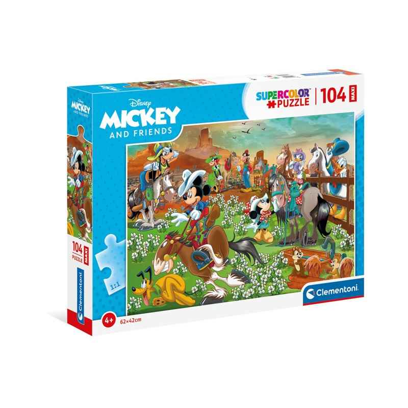 Disney Mickey and friends - 104 peças - Supercolor Puzzle
