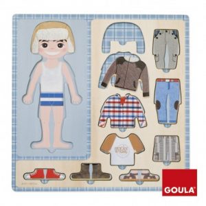 Goula Puzzles Vestir Menino