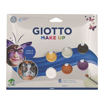 Pintura Facial em Creme Giotto Metallic - 6 Cores