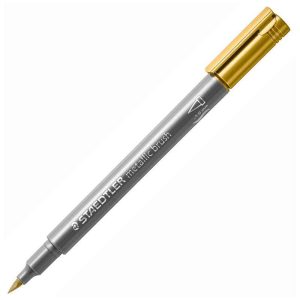 Marcador Staedtler Metallic Brush - DOURADO