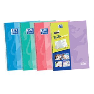 CADERNO ESPIRAL C/DURA WRITE ERASE A4 100F  PASTEL PAUTADO