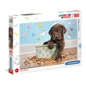 Lovely Puppy - 180 peças - Supercolor Puzzle