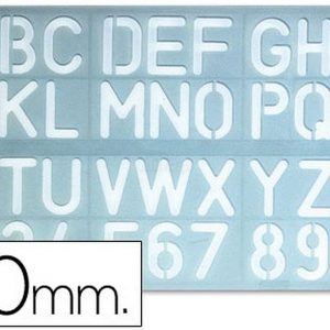 Escantilhao Letras E Numeros 30mm