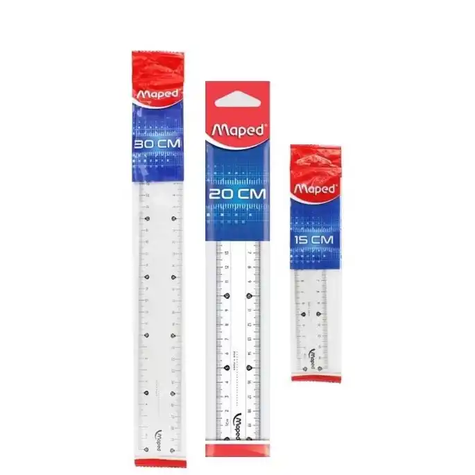 RÉGUA MAPED ESSENTIALS CRISTAL