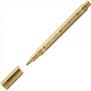 MARCADORES METALICOS BICO 1, 2 MM OURO
