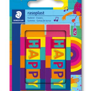 Borracha nas cores HAPPY -blister 2 uni