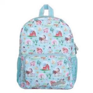 Mochila Infantil PetsFrienFarm Azul