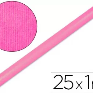 PAPEL KRAFT VERJURADO ROSA CLARO 5X1 MT