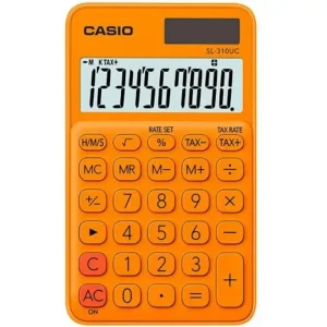 Casio Calculadora de Bolso SL310UC Laranja