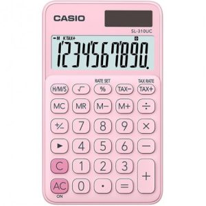 CALCULADORA DE BOLSO CASIO SL-310UC ROSA