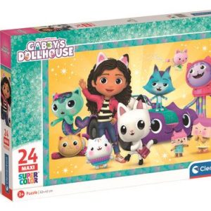 Gabby's Doll House Puzzle 24 Maxi Peças