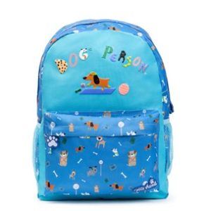 Mochila Dog Person Blue