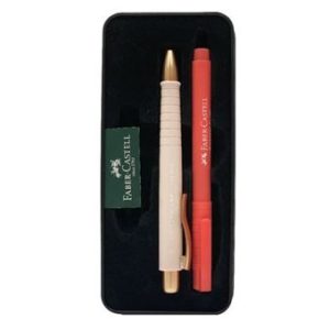 ESFEROGRÁFICA + FINELINER BROADPEN FABER CASTELL ROSA