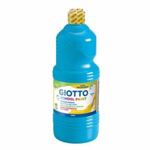 GUACHE ESCOLAR LAVAVEL GIOTTO 1000 ML AZUL CLARO