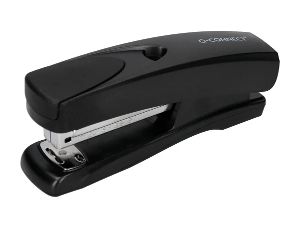 Agrafador q-connect plastico abs - preto.