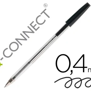 Esferografica cristal q-connect preta.