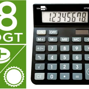 CALCULADORA DE SECRETARIA XF16 COR PRETO