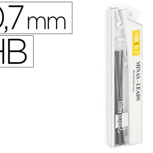 Minas liderpapel grafite 0,7 mm hb tubo de 12 minas.