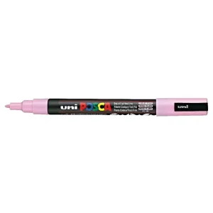 POSCA Marcador PC-3M Ponta Redonda Fina 0,9 a 1,3 mm Rosa claro (51)