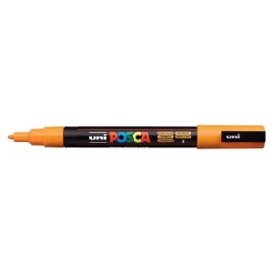 POSCA Marcador PC-3M Ponta Redonda Fina 0,9 a 1,3 mm laranja (4)