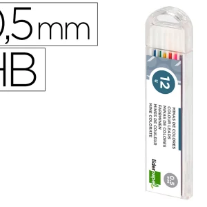 Minas de grafite. Altamente resistentes à quebra e de extraordinária suavidade. Conteúdo por tubo: 12 minas. Para todo tipo de lapiseiras.