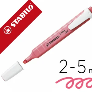 Marcador fluorescente stabilo swing cool pastel rosa