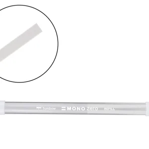 RECARGA PORTA BORRACHAS TOMBOW MONO ZERO RETANGULAR 2,5 X 5 MM