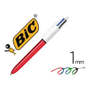 Caneta Bic 4 Cores Prata 1.0mm 1unidade