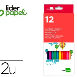 Lapis de cor liderpapel Cx 12 unid