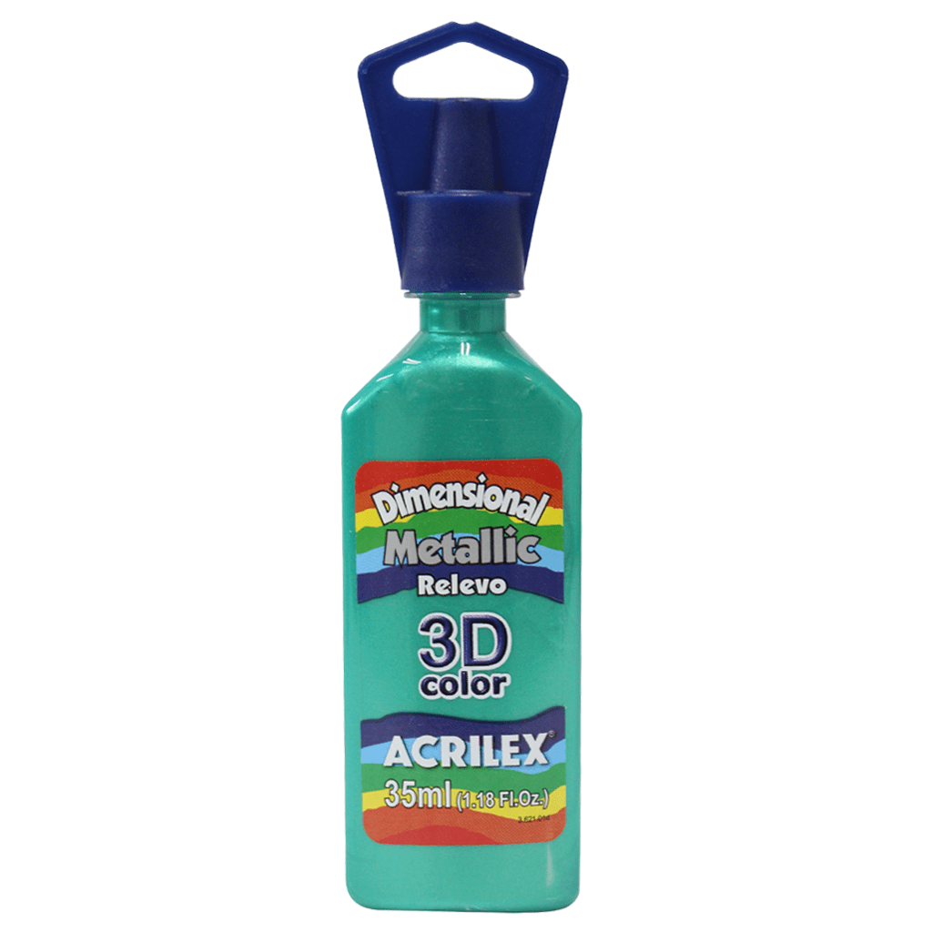 TINTA RELEVO METALICA 35ML 12312 VERDE