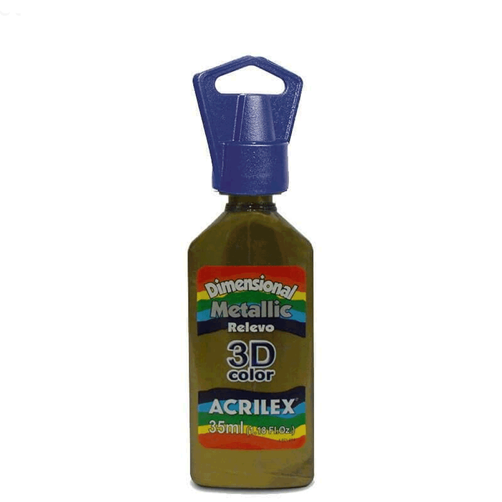 TINTA RELEVO METALICA 35ML 12312 BRONZE