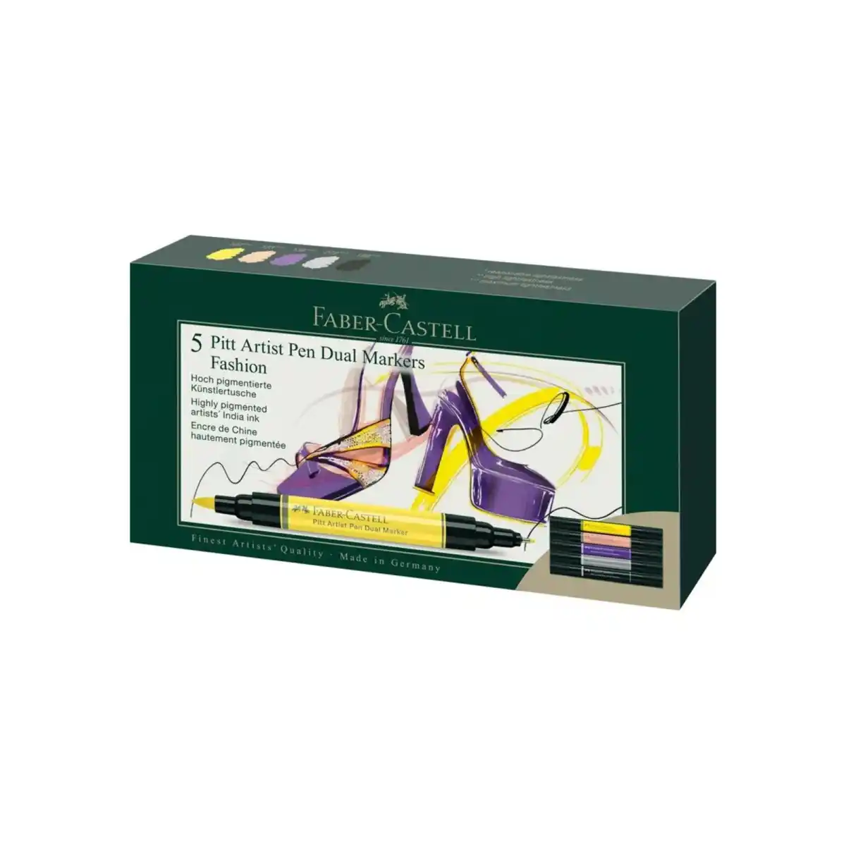 5 MARCADORES DE TINTA CHINESA PARA ARTISTAS