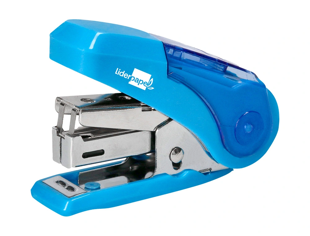 Agrafador liderpapel micro com bolsa e caixa de 1000 agrafes capacidade 20 folhas. - Image 2