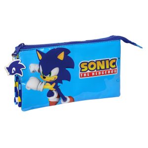 Estojo triplo Speed Sonic