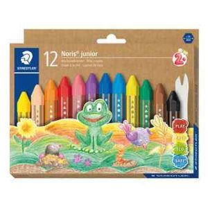 Lapis De Cera Noris Junior cx 12 unid