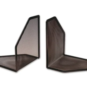 APOIA LIVROS DE REDE Q-CONNECT CONJUNTO DE 2 - PRETO