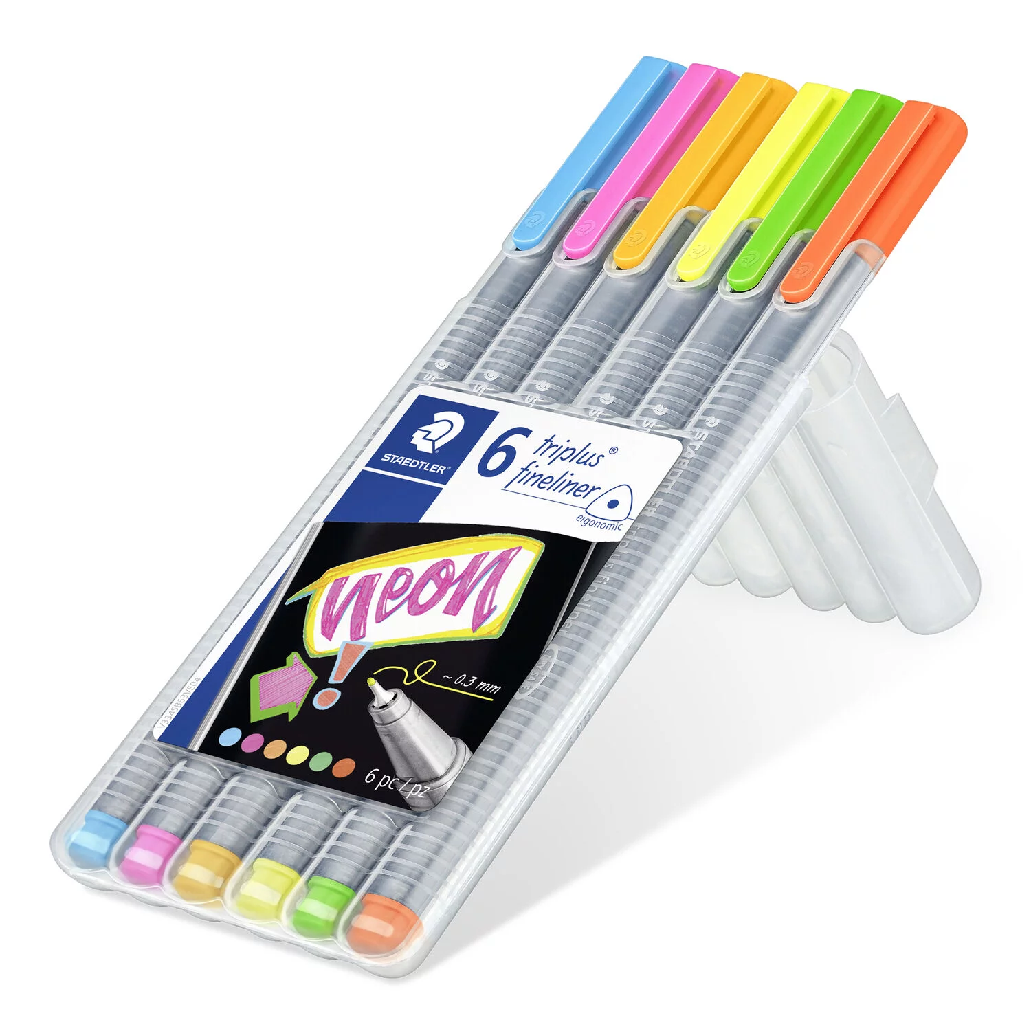 Fineliner Triplus Com Ponta Revestida Metal De 0,3Mm
