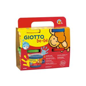 GIOTTO BEBE PINTURA DE DEDOS 4X150ML