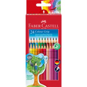 Lápis de Cor Faber-Castell Colour Grip - 24 Unidades