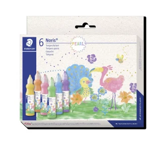 Tintas Tempera Noris Pearl 6x75ml Staedtler