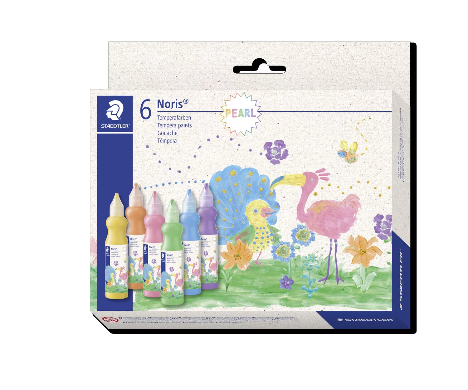 Tintas Tempera Noris Pearl 6x75ml Staedtler