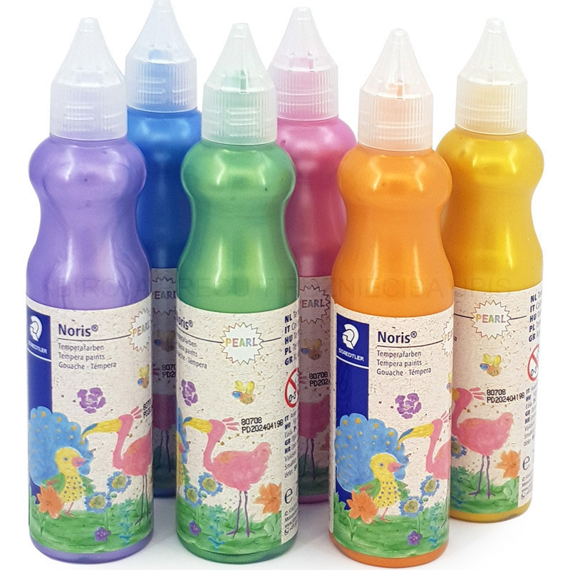 Tintas Tempera Noris Pearl 6x75ml Staedtler - Image 2