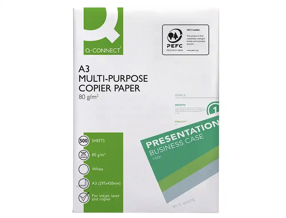 PAPEL FOTOCOPIA A3 80 GR EMBALAGEM 500 FOLHAS - Image 2