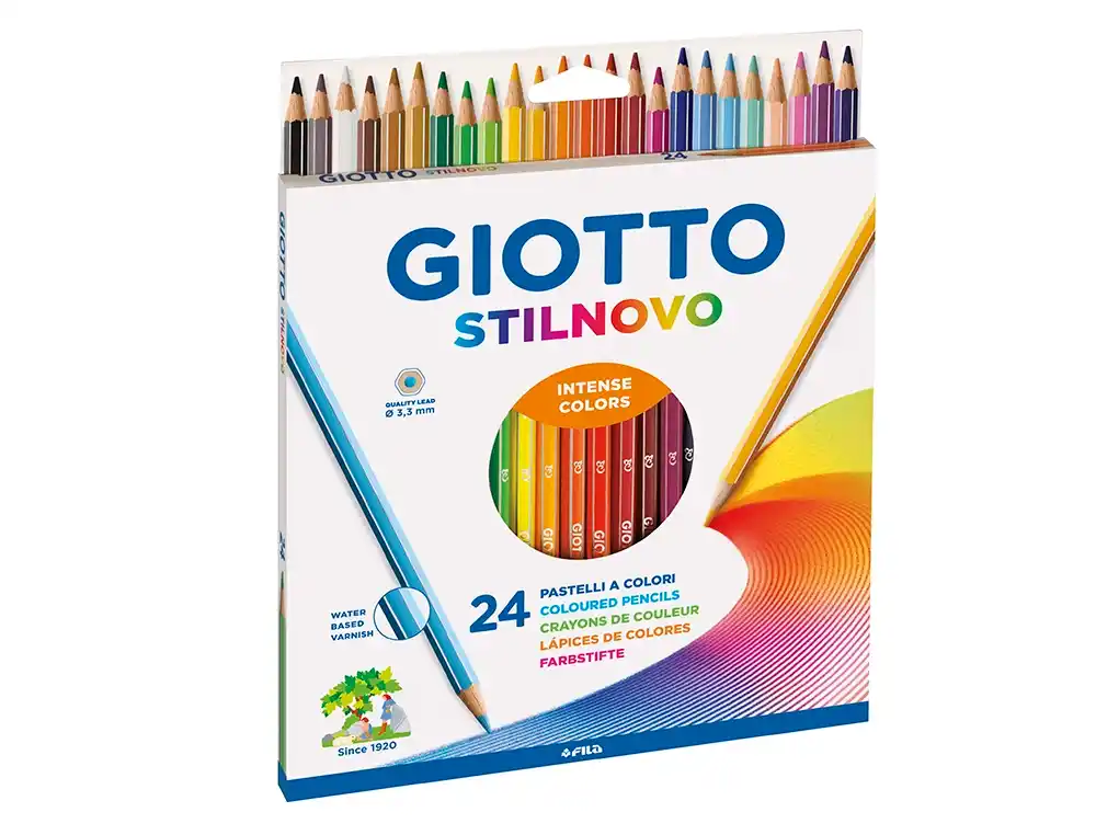 Lápis de Cor Stilnovo Caixa 24 unidades
